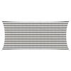 vidaXL Vela de Sombra Cinza Claro e Branco 2 x 4,5 m HDPE