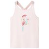 T-shirt de al&ccedil;as para crian&ccedil;a rosa suave 140