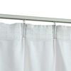 vidaXL Cortinas blackout com ganchos 2 pcs 140x175 cm branco sujo