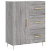 vidaXL Aparador 69,5x34x90 cm derivados de madeira cinzento sonoma