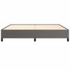 vidaXL Estrutura de cama 200x200cm couro artificial cinzento
