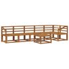 vidaXL Conjunto de Sof&aacute;s para Exterior 7 pcs Natural