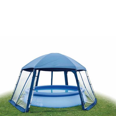 Blue Bay Tenda para piscina tipo I azul 433x500x250 cm