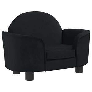 vidaXL Cama para c&atilde;es 66x40x45 cm veludo preto
