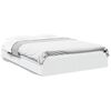 vidaXL Estrutura de cama c/ gavetas 160x200cm derivados madeira branco
