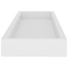 vidaXL Prateleiras parede Loggia 2 pcs 60x15x4cm MDF branco
