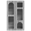 vidaXL Buffet Cinza Sonoma 59 x 35 x 100,5 cm Madeira processada