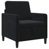 vidaXL Sofa com Armazenamento Preto 72 x 78 x 87 cm Poli&eacute;ster