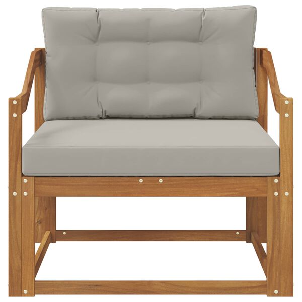 vidaXL Sof&aacute; M&eacute;dio Externo Madeira S&oacute;lida de Ac&aacute;cia Natural