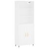 vidaXL Arm&aacute;rio alto 69,5x34x180 cm derivados de madeira branco