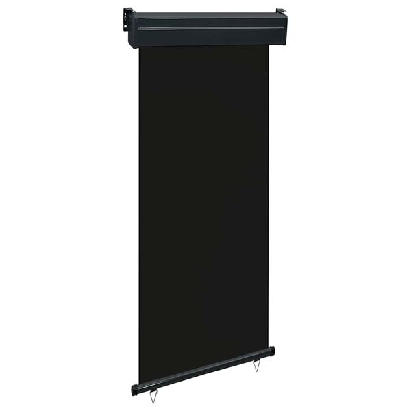 vidaXL Toldo lateral para varanda 80x250 cm preto