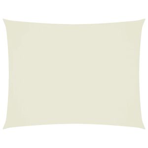 vidaXL Guarda-Sol tecido Oxford retangular 3x6 m creme