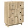 vidaXL Gabinete de Gavetas Carvalho Sonoma 66 x 34,5 x 90 cm