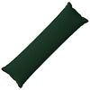 vidaXL Almofada HOUTEN Verde-Escuro 40 x 145 cm Linho Sint&eacute;tico