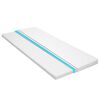 vidaXL Sobrecolch&atilde;o 120x200 cm perfil estilo ovo em espuma fria 6 cm