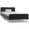 vidaXL Estrutura de cama 90x200 cm serapilheira cinzento-escuro