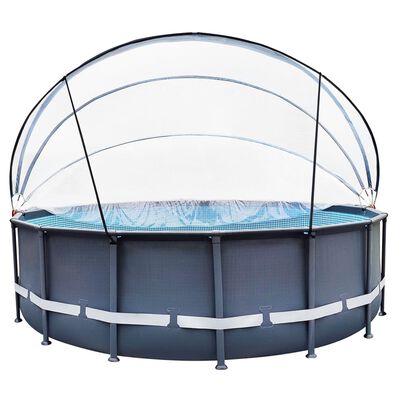 vidaXL Suporte de piscina para cúpula aço