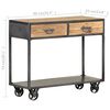 vidaXL Mesa consola 90x35x74 cm madeira recuperada maci&ccedil;a