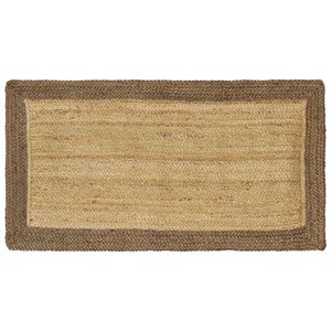 vidaXL Tapetes de &aacute;rea Cinzento 60 x 110 cm Juta