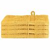 vidaXL Toalha de Convidado SOLUND 4 unid. Ouro 15 x 21 cm 550 gsm