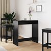 vidaXL Mesa de bar Carvalho Preto 102 x 50 x 103,5 cm