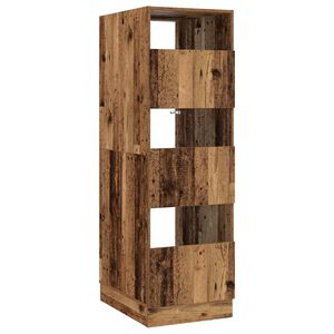 vidaXL Arm&aacute;rio de Lavanderia com porta Madeira antiga 50 x 68 x 162 cm