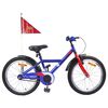 vidaXL Bicicleta Infantil 18 Polegadas para 5-7 anos Azul Escuro