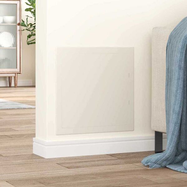 vidaXL Pain&eacute;is de Acesso Branco 35 x 35 cm Pl&aacute;stico ABS