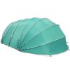 vidaXL Tenda de Piscina Domo Verde 538 x 440 x 204 cm