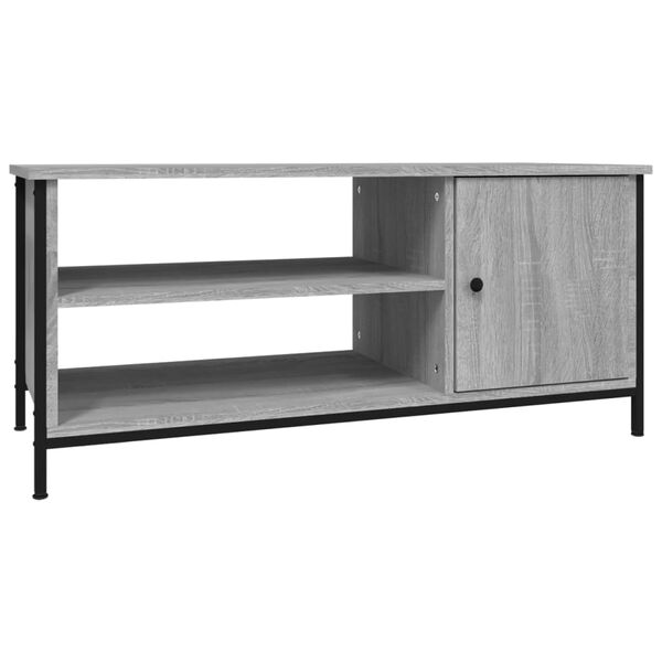 vidaXL M&oacute;vel de TV 100x40x45 cm derivados de madeira cinzento sonoma