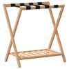 vidaXL Suporte de bagagem 68x38x58 cm bambu