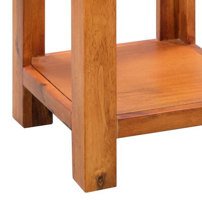 vidaXL Mesa de apoio madeira de acácia maciça 30x30x70 cm