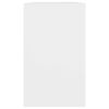 vidaXL Aparador 120x41x75 cm aglomerado branco