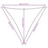 vidaXL Para-sol vela tecido oxford triangular 4,5x4,5x4,5 m terracota