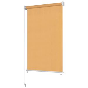 vidaXL Estore de rolo para exterior 80x140 cm bege
