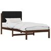 vidaXL Estrutura de Cama com Cabeceira Estofada