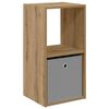 vidaXL Mesa-de-cabeceira Carvalho Artesanal 35 x 32 x 68,5 cm