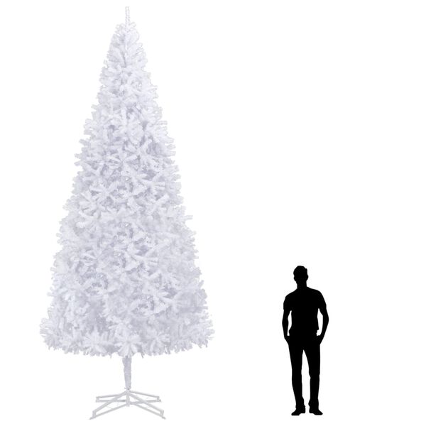 vidaXL &Aacute;rvore de natal artificial 500 cm branco