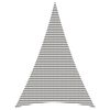 vidaXL Vela de Sombra 5 x 7 x 7 m HDPE Triangular Cinza Claro e Branco