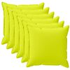 vidaXL Capa almofada 6 unid. HOUTEN Verde brilhante. 30 x 30 cm
