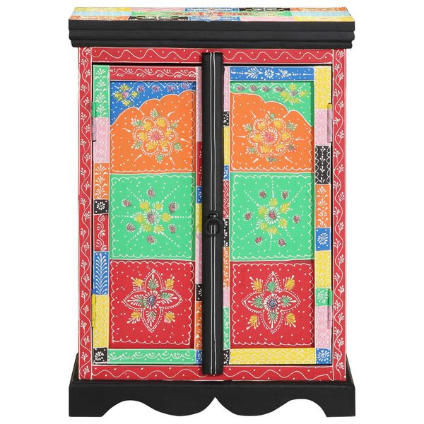 vidaXL Aparador Multicolor 50 x 30 x 75 cm Madeira de mangueira maciça