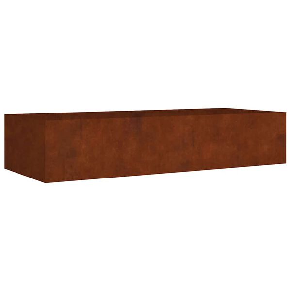 vidaXL Canteiro elevado de jardim 200x80x40 cm a&ccedil;o corten