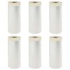 vidaXL Lona de Poeira com Fita Adesiva 6 pcs 110 x 3300 cm HDPE
