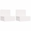 vidaXL Mesa-de-cabeceira com gaveta 2 pcs Branco 44 x 32,5 x 40 cm
