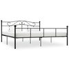 vidaXL Estrutura de cama 200x200 cm metal preto