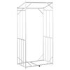 vidaXL Rack de lenha com tampa de chuva 100x60x200 cm a&ccedil;o galvanizado