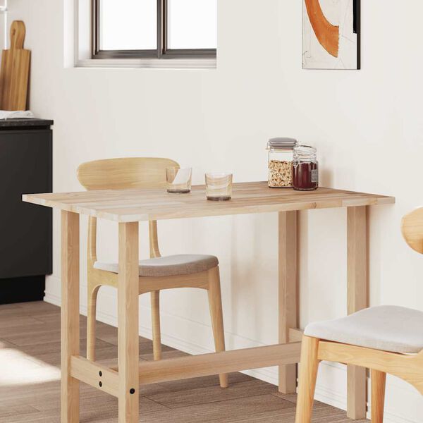 vidaXL Tampo de mesa retangular 100x70x2 cm madeira de ac&aacute;cia maci&ccedil;a