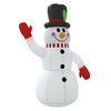 vidaXL Boneco de neve insufl&aacute;vel com luzes LED 300 cm