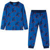 Pijama de manga comprida para crian&ccedil;a azul-petr&oacute;leo 128