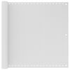 vidaXL Tela varanda HDPE 90x400 cm branco